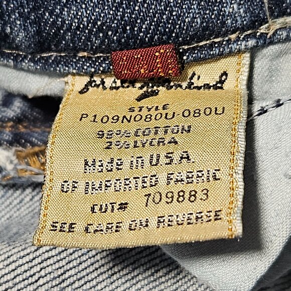 7 for all Mankind Capri Jeans Womens Size 30 Button Fly Low Rise Denim Pants - Picture 4 of 6